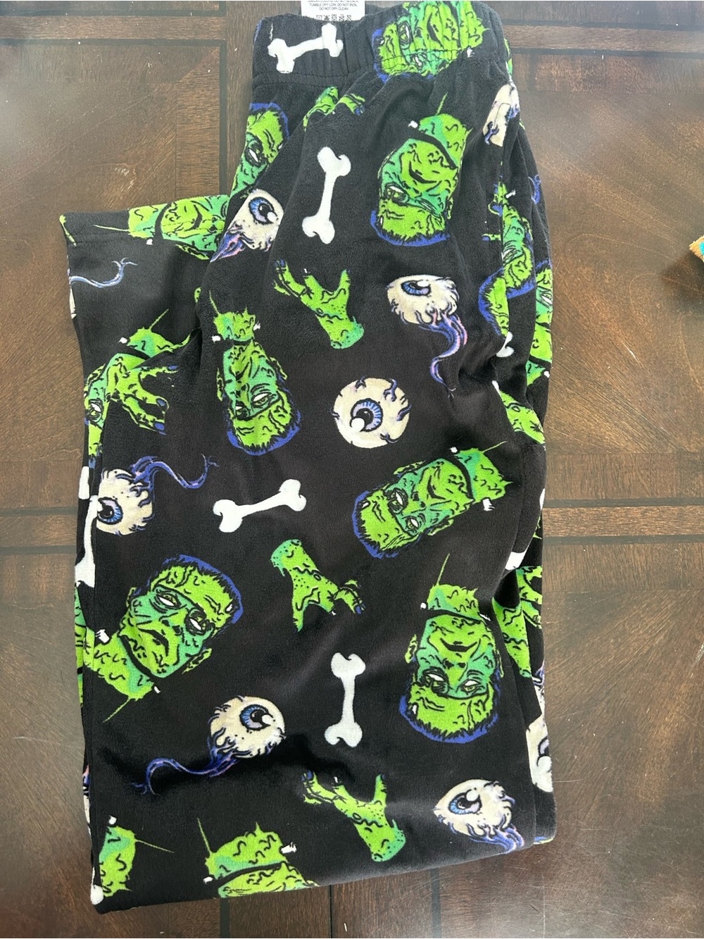 Men’s Frankenstein Halloween Print pajama pants